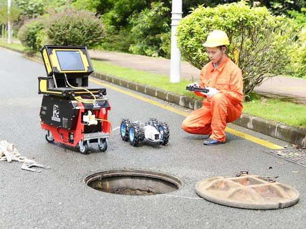 王五镇管道机器人检测
